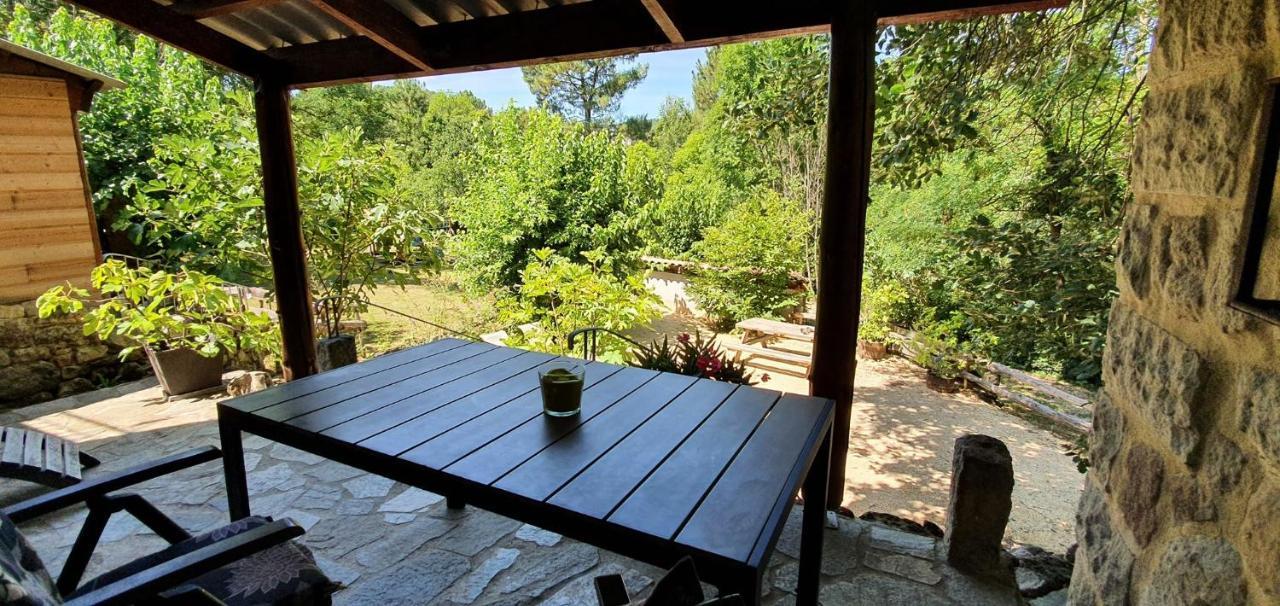 Mas Le Corbery Apartment Largentiere Bagian luar foto