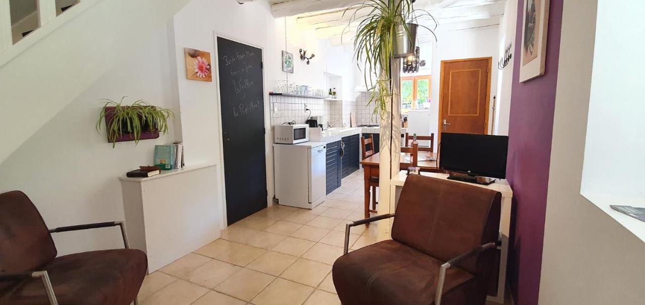 Mas Le Corbery Apartment Largentiere Bagian luar foto