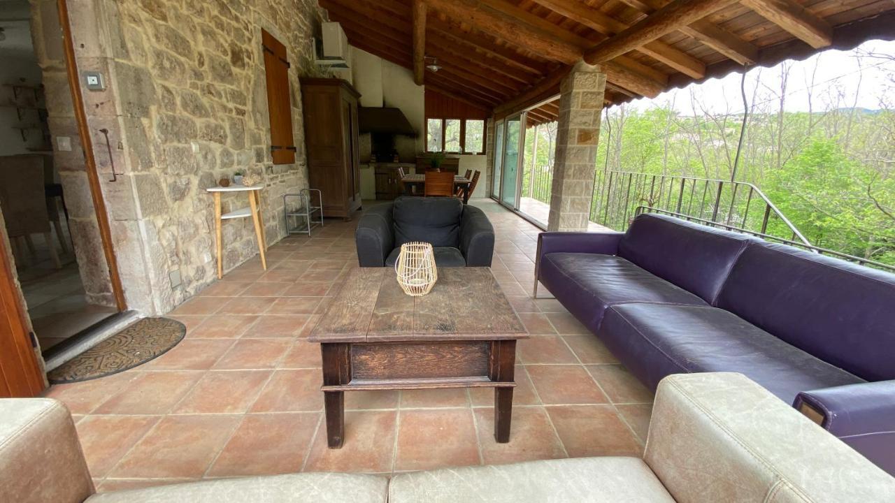 Mas Le Corbery Apartment Largentiere Bagian luar foto